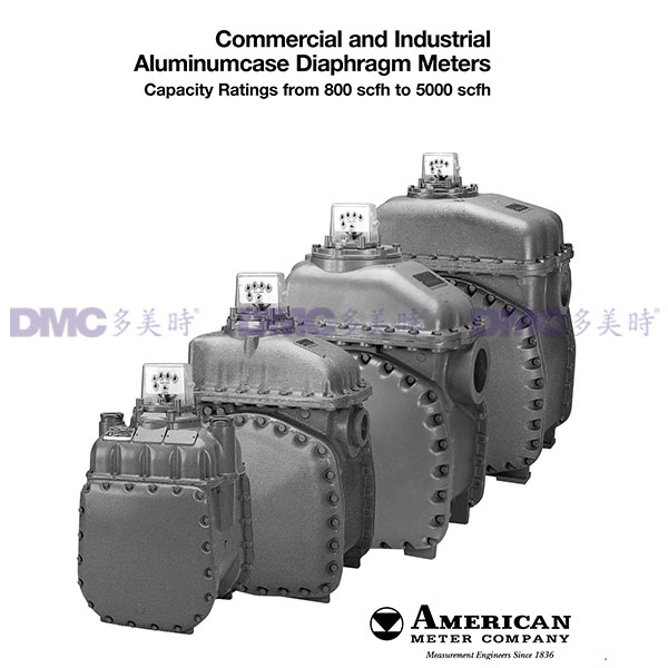 American Meter (AMCO) LPG Measuring Equipment Diaphragm Meters AL800 - AL5000