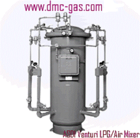 ASDI Vaporizer Venturi LPG/Air Mixer V7.0-V250.0